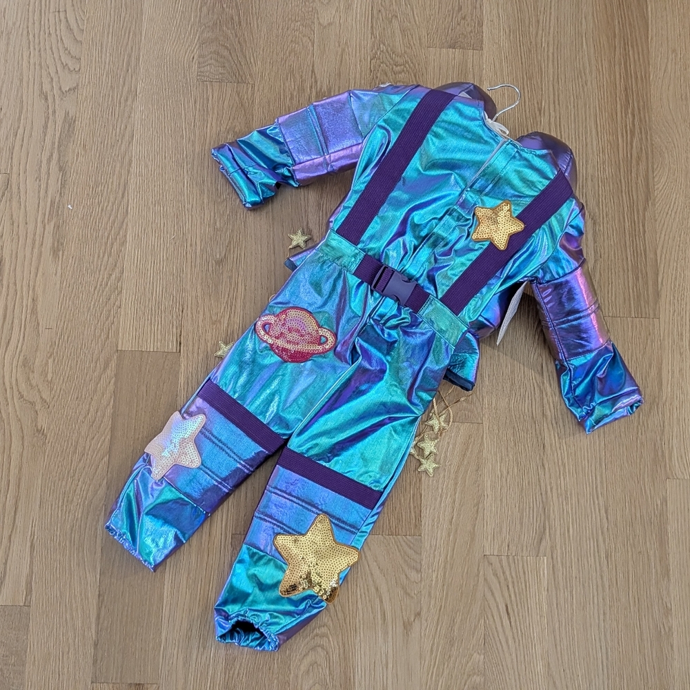 Kids Space Explorer Costume - Blue and Gold